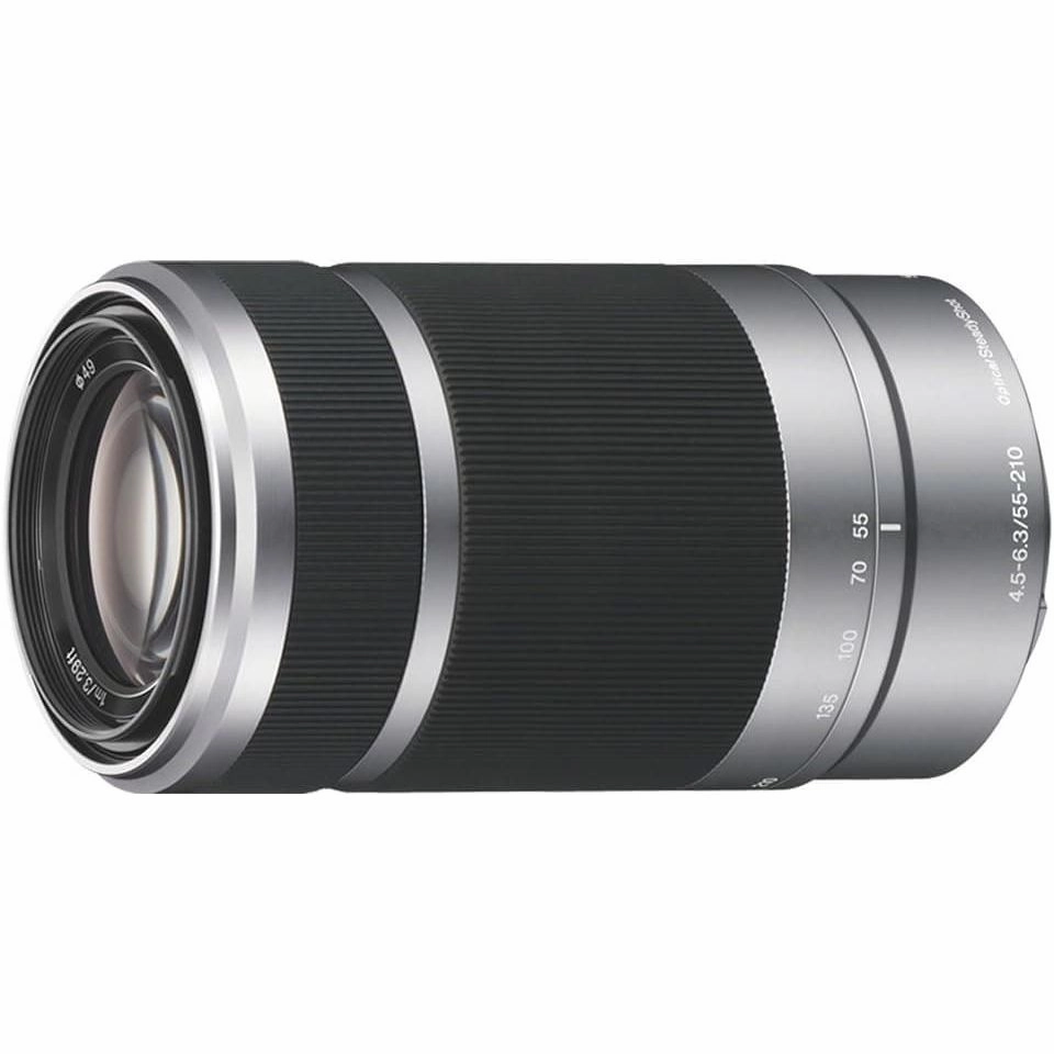 Sony SEL55210 E Mount APS-C 55-210 mm F4.5-6.3 Telephoto Zoom Lens - Silver digital cameras, buy mirrorless camera, compact cameras sale