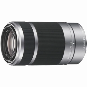 Sony SEL55210 E Mount APS-C 55-210 mm F4.5-6.3 Telephoto Zoom Lens - Silver camera and photography, photography gear, professional camera kits