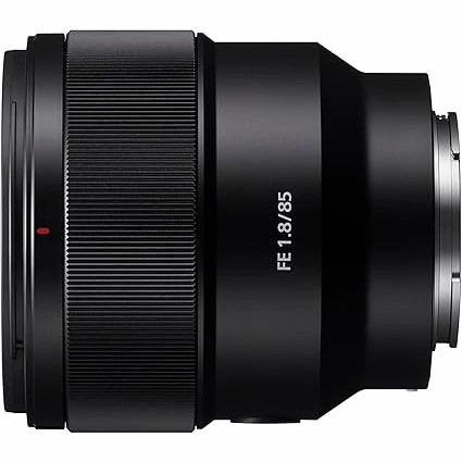 Sony SEL-85F18 85mm F1.8 Lens ?C Full-Frame E-Mount Portrait Lens for A7, ZV-E10, A6000, NEX Series - Black