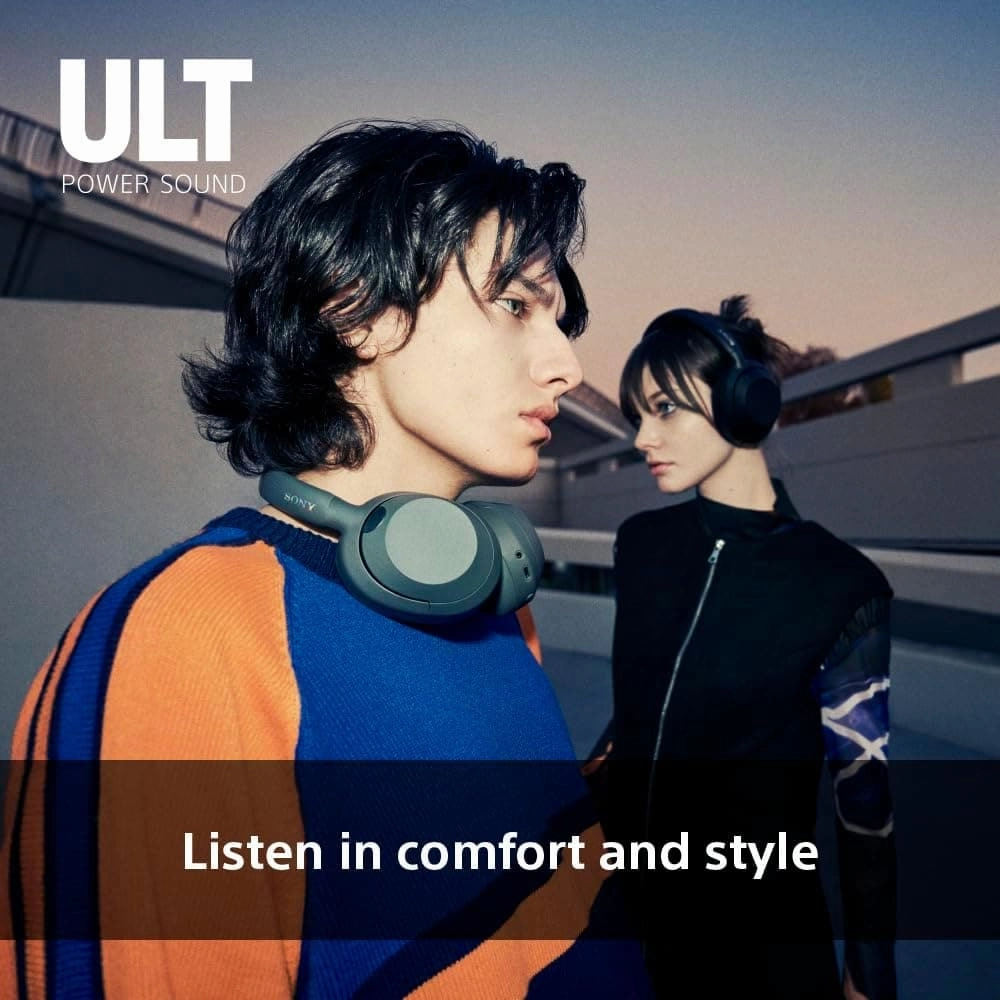 Sony ULT WEAR Over Ear Wireless Noise Cancelling Headphones with ULT POWER SOUND, Ultimate Deep Bass, Clear Call Quality, Up to 30hr Battery Life, Alexa & Google Assistant, IOS & Android - Black