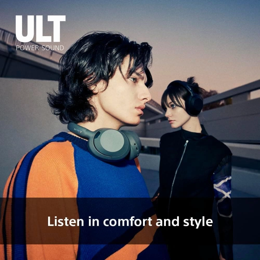 Sony ULT WEAR Over Ear Wireless Noise Cancelling Headphones with ULT POWER SOUND, Ultimate Deep Bass, Clear Call Quality, Up to 30hr Battery Life, Alexa & Google Assistant, IOS & Android - Black