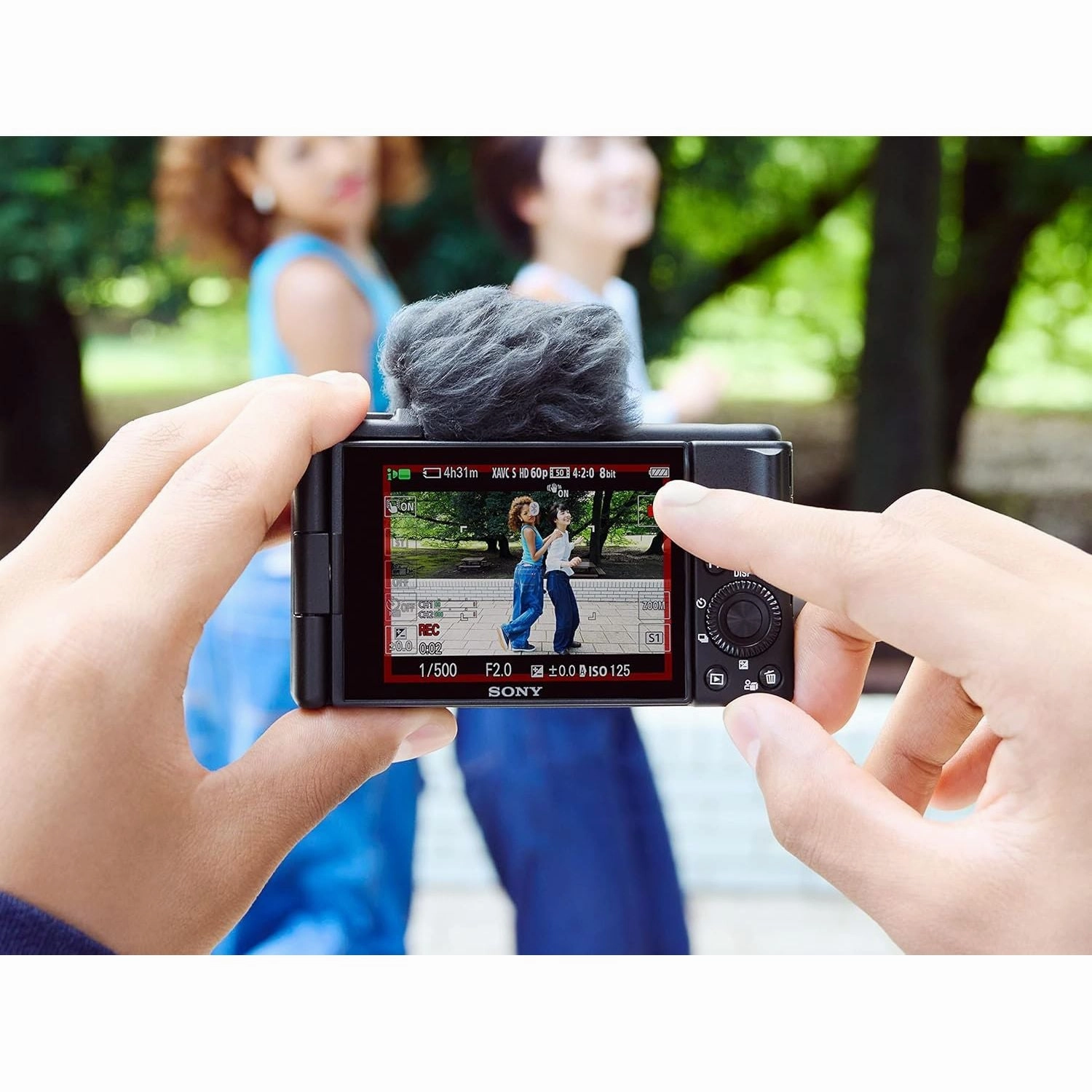 Sony Vlog camera ZV-1F | Digital Camera (Vari-angle Screen, 4K Video, slow motion, Vlog features) - Black