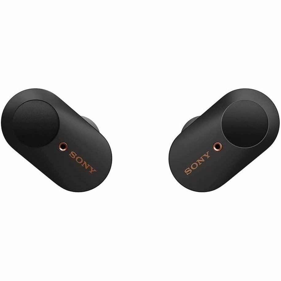 Sony WF-1000XM3 Truly Wireless Noise Cancelling Headphones with Mic, up to 32H battery life, stable Bluetooth connection, wearing detection with Alexa built-in - Black