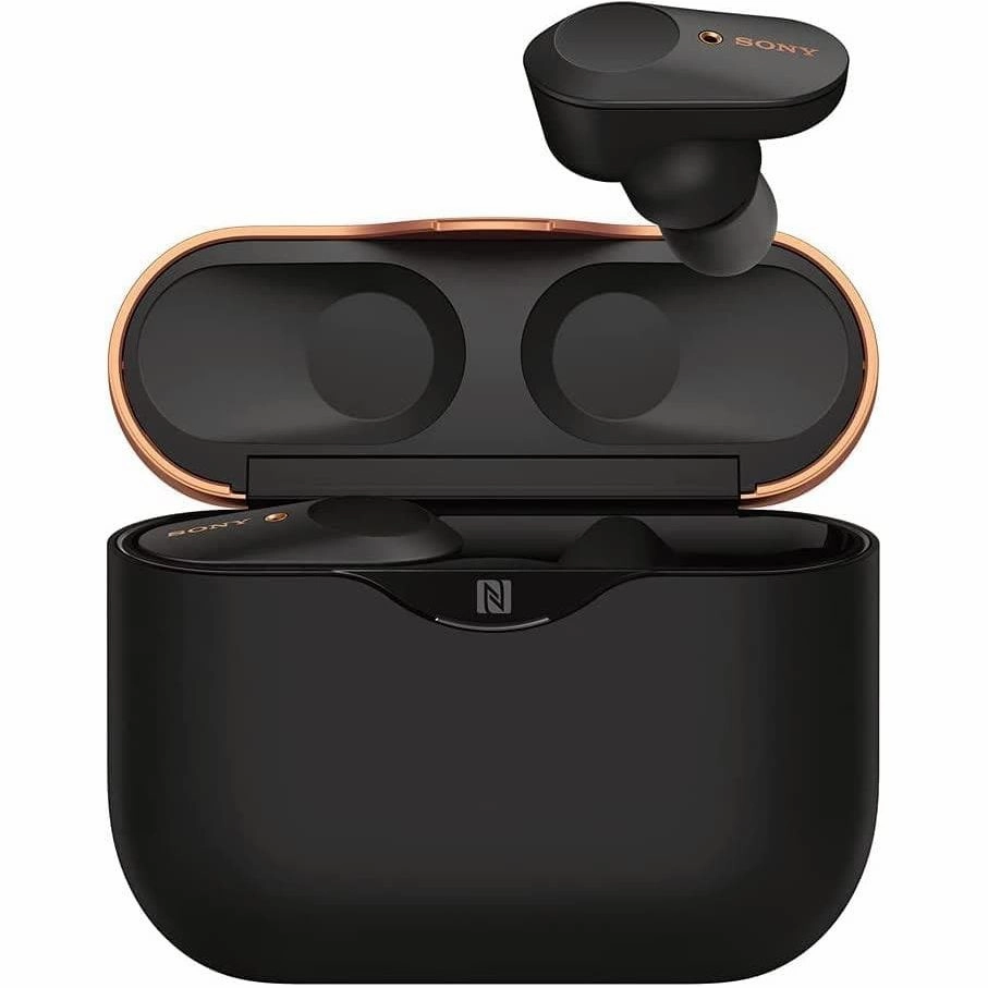 Sony WF-1000XM3 Truly Wireless Noise Cancelling Headphones with Mic, up to 32H battery life, stable Bluetooth connection, wearing detection with Alexa built-in - Black over ear headphones,wireless earphones,headphone accessories,bluetooth earbuds