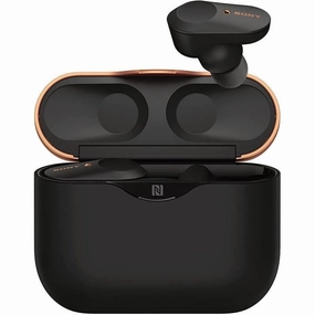 Sony WF-1000XM3 Truly Wireless Noise Cancelling Headphones with Mic, up to 32H battery life, stable Bluetooth connection, wearing detection with Alexa built-in - Black wireless headphones, best over ear headphones, noise cancelling headphones