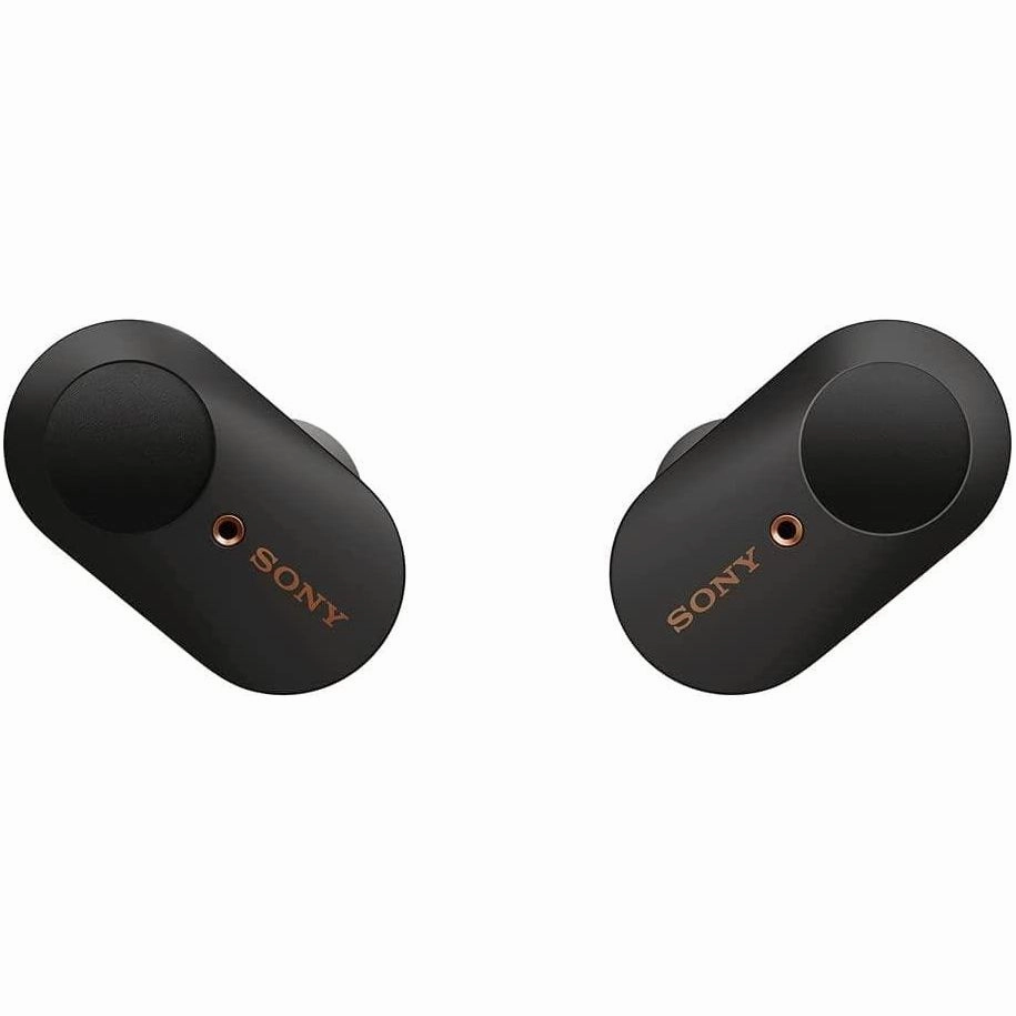 Sony WF-1000XM3 Truly Wireless Noise Cancelling Headphones with Mic, up to 32H battery life, stable Bluetooth connection, wearing detection with Alexa built-in - Black