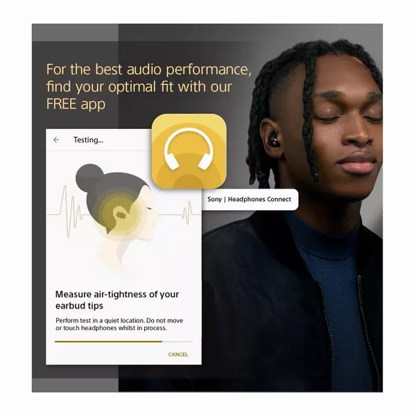 Sony WF-1000XM5 Wireless Noise Cancelling Earbuds, Bluetooth, In-Ear Headphones with Microphone, Up to 24 hours battery life and Quick Charge, IPX4 rating, Works with iOS & Android - Black
