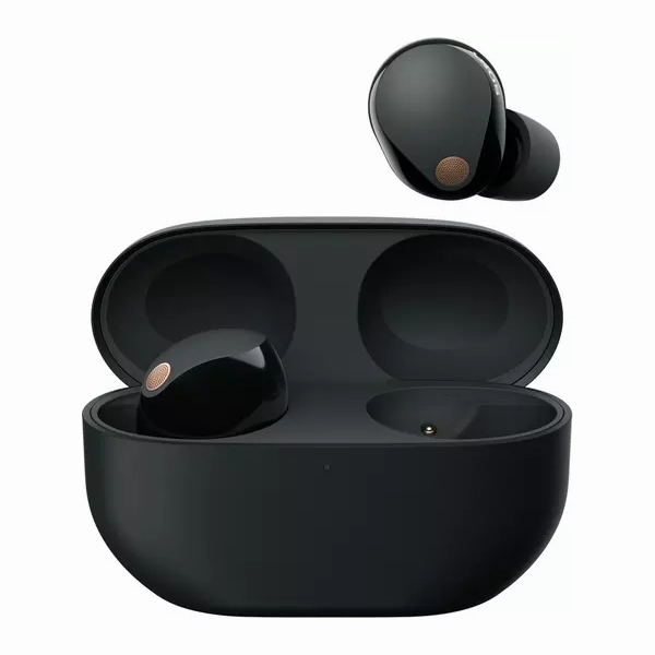 Sony WF-1000XM5 Wireless Noise Cancelling Earbuds, Bluetooth, In-Ear Headphones with Microphone, Up to 24 hours battery life and Quick Charge, IPX4 rating, Works with iOS & Android - Black bluetooth headphones, cheap wireless headphones, headphones wit