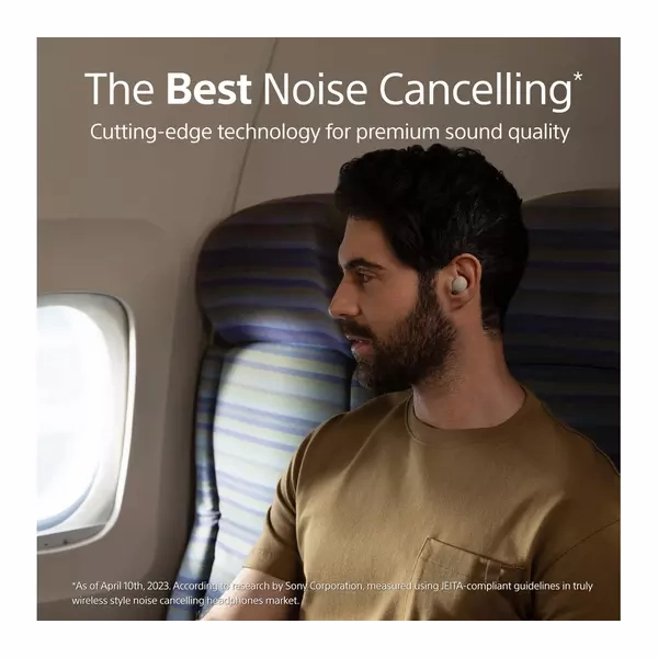 Sony WF-1000XM5 Wireless Noise Cancelling Earbuds, Bluetooth, In-Ear Headphones with Microphone, Up to 24 hours battery life and Quick Charge, IPX4 rating, Works with iOS & Android - Silver