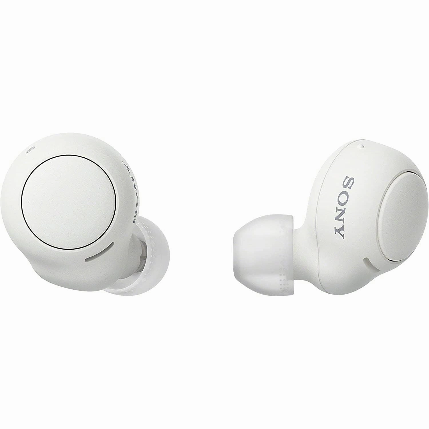 Sony WF-C500 True Wireless Headphones - 20-Hour Battery, Voice Assistant, Built-in Mic, Bluetooth - White wireless headphones, best over ear headphones, noise cancelling headphones