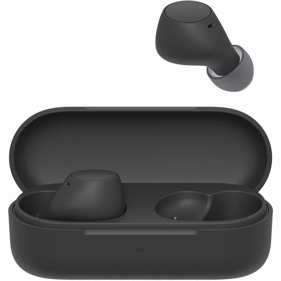Sony WF-C510 Truly Wireless Earbuds  Lightweight Bluetooth In-Ear Headphones with Multipoint Connection, Ambient Sound, IPX4, Spotify Tap, Quick Charge, 22-Hour Battery, iOS & Android Compatible (Black) earbuds and headphones, true wireless earbuds, no