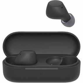 Sony WF-C510 Truly Wireless Earbuds  Lightweight Bluetooth In-Ear Headphones with Multipoint Connection, Ambient Sound, IPX4, Spotify Tap, Quick Charge, 22-Hour Battery, iOS & Android Compatible (Black) earbuds and headphones, true wireless earbuds, no