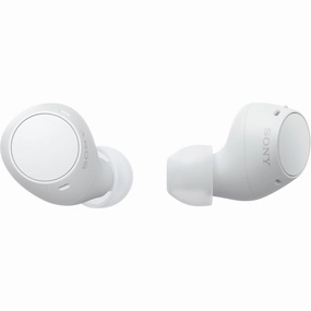 Sony WF-C510 TWS In-Ear Earbuds - White earbuds and headphones, true wireless earbuds, noise cancelling earbuds