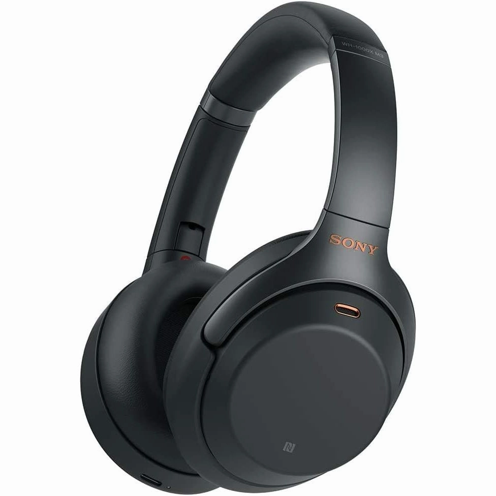 Sony WH-1000XM3 Wireless Bluetooth Noise-Cancelling Headphones - Black