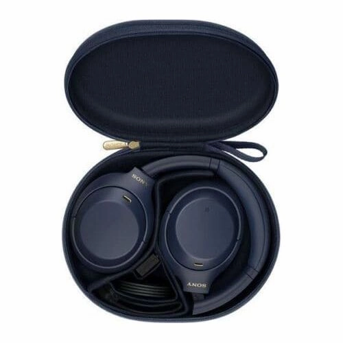 Sony WH-1000XM4-Noise Cancelling Wireless Bluetooth NFC High Resolution Audio Over-Ear, Midnight Blue
