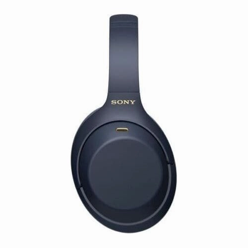 Sony WH-1000XM4-Noise Cancelling Wireless Bluetooth NFC High Resolution Audio Over-Ear, Midnight Blue