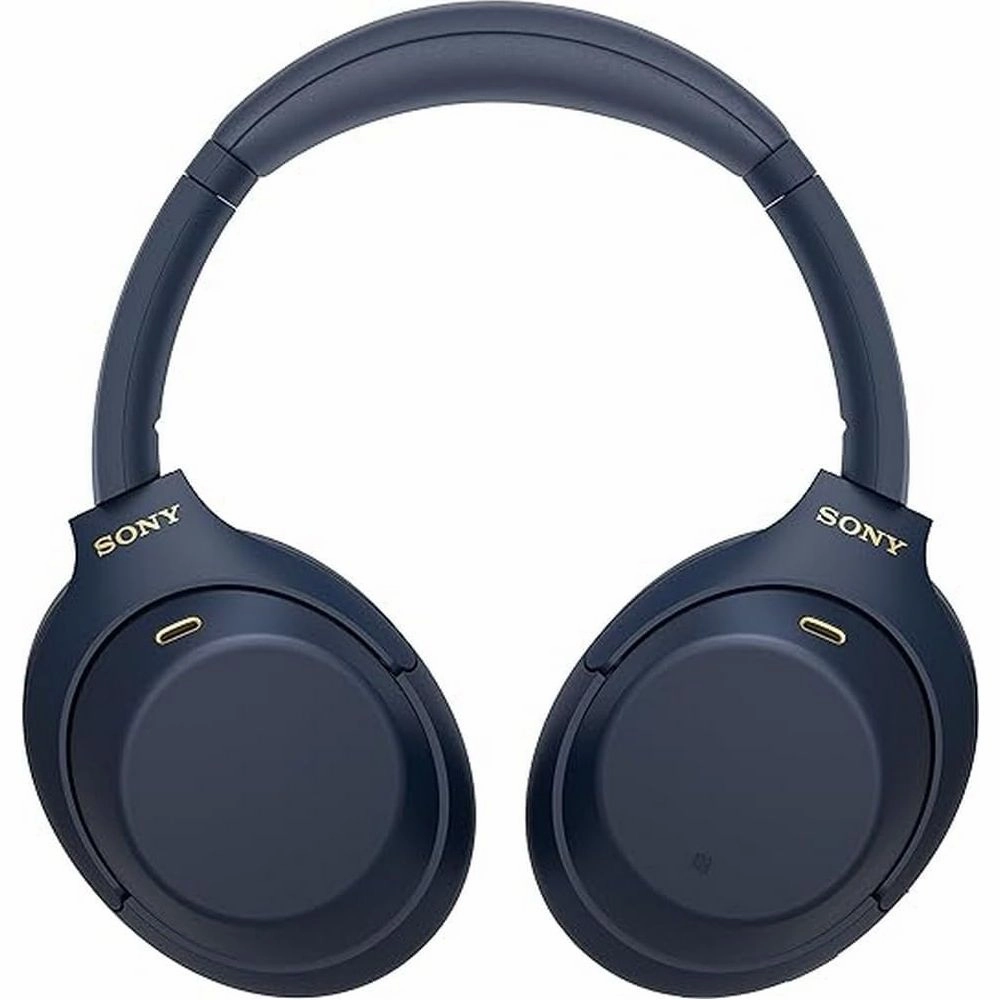 Sony WH-1000XM4 Noise Cancelling Wireless Headphones - 30 hours battery life - Over Ear style - Optimised for Alexa and Google Assistant - with built-in mic for phone calls - Midnight Blue