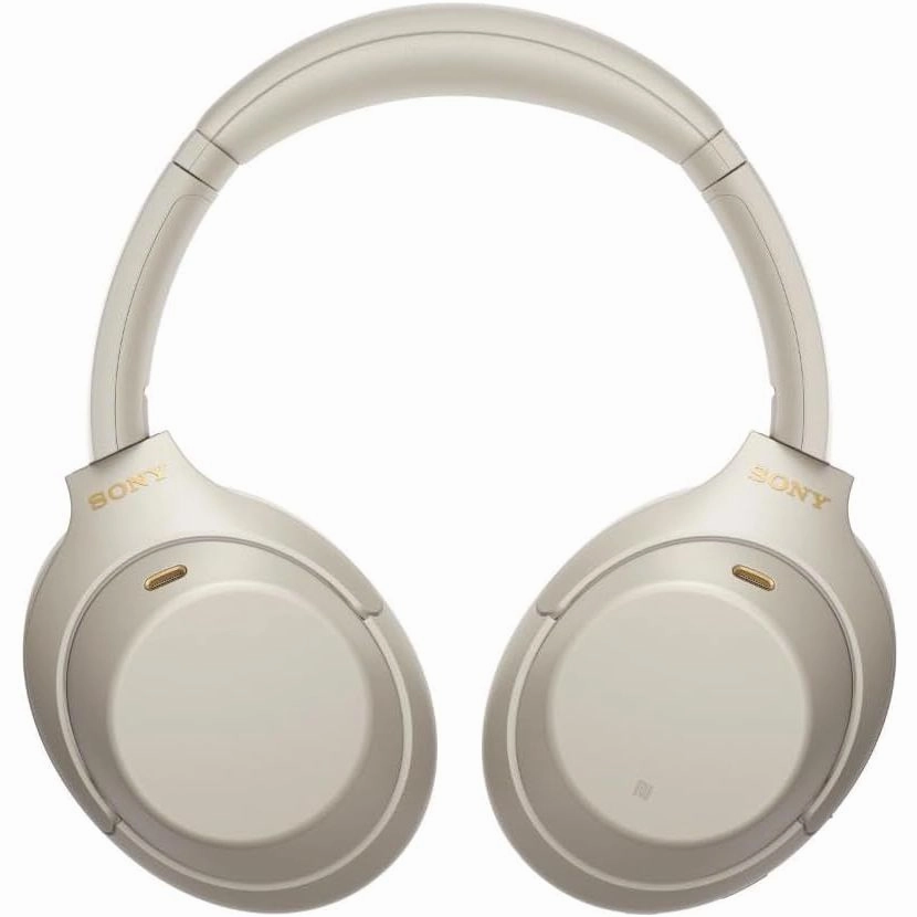 Sony WH-1000XM4 Noise Cancelling Wireless Headphones - 30 hours battery life - Over Ear style - Optimised for Alexa and the Google Assistant - with built-in mic for phone calls - Silver