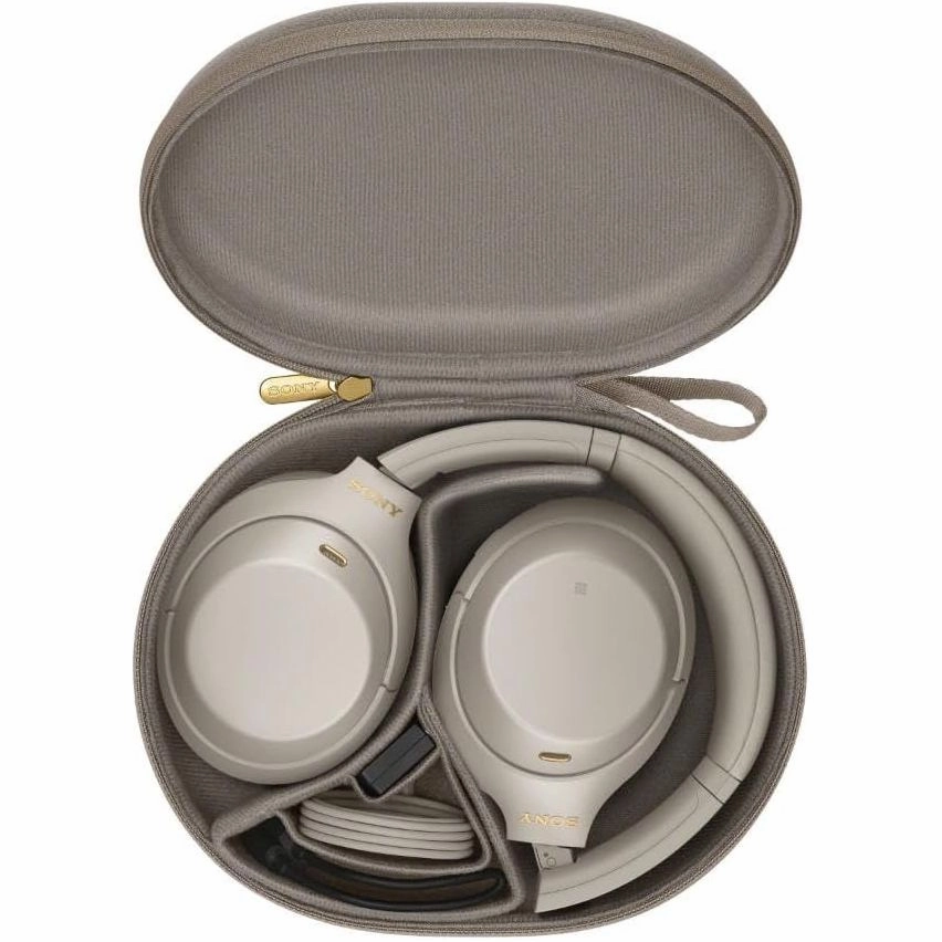 Sony WH-1000XM4 Noise Cancelling Wireless Headphones - 30 hours battery life - Over Ear style - Optimised for Alexa and the Google Assistant - with built-in mic for phone calls - Silver
