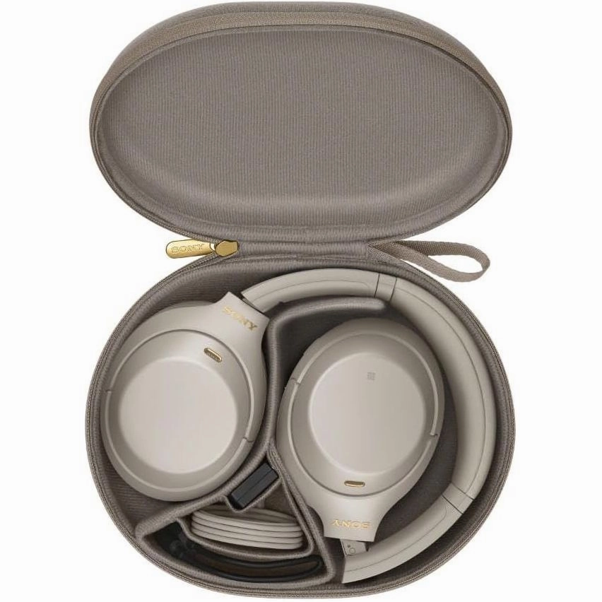 Sony WH-1000XM4 Noise Cancelling Wireless Headphones - 30 hours battery life - Over Ear style - Optimised for Alexa and the Google Assistant - with built-in mic for phone calls - Silver