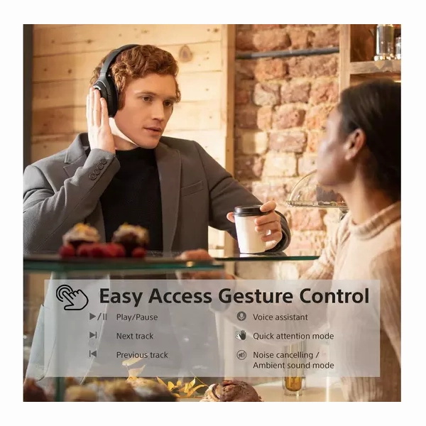 SONY WH-1000XM4 Wireless Bluetooth Noise-Cancelling Headphones [Black]