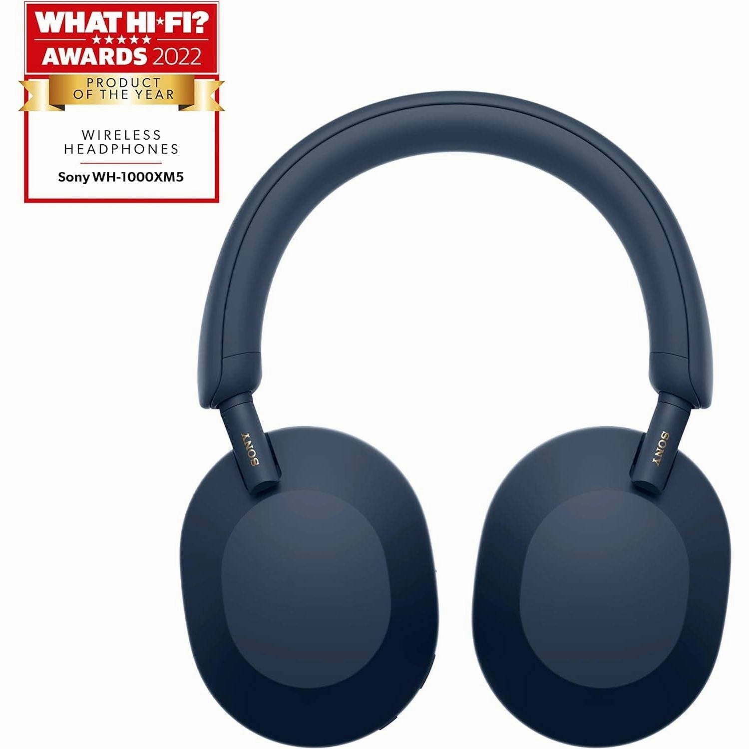 Sony WH-1000XM5 - Noise Cancelling Wireless Headphones - Midnight Blue