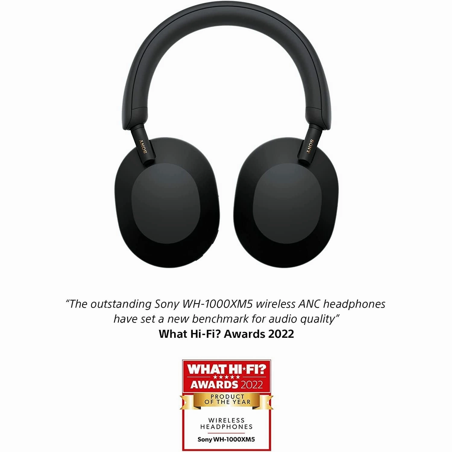 Sony WH-1000XM5 Over-Ear True Wireless Headphones - Black