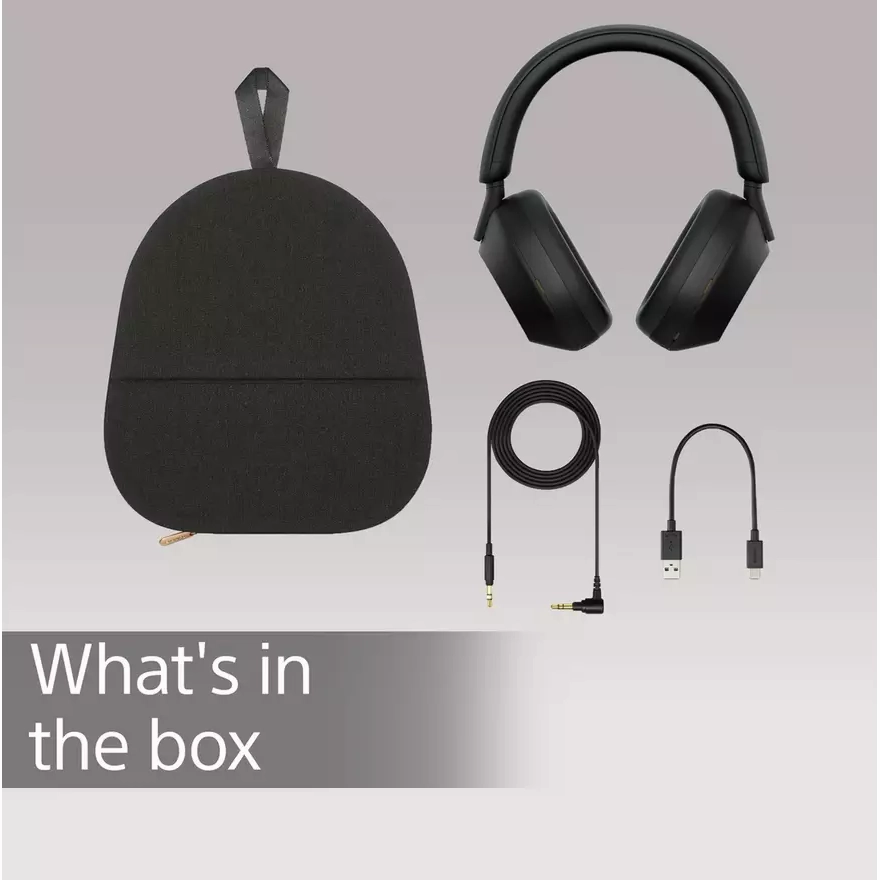 Sony WH-1000XM5 Over-Ear True Wireless Headphones - Silver