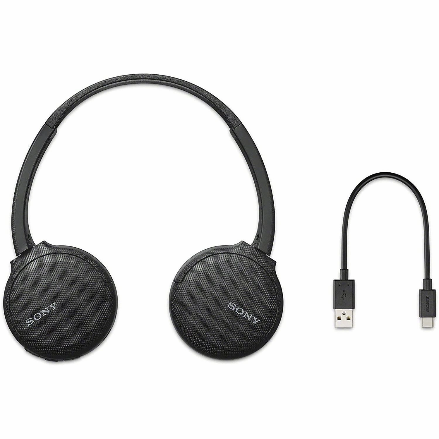 Sony WH-CH510 On-Ear Wireless Headphones - Black
