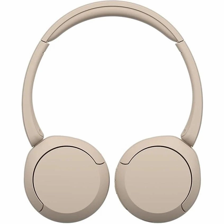 Sony WH-CH520 Wireless Bluetooth Headphones - up to 50 Hours Battery Life with Quick Charge, On-ear style - Beige earbuds and headphones, true wireless earbuds, noise cancelling earbuds