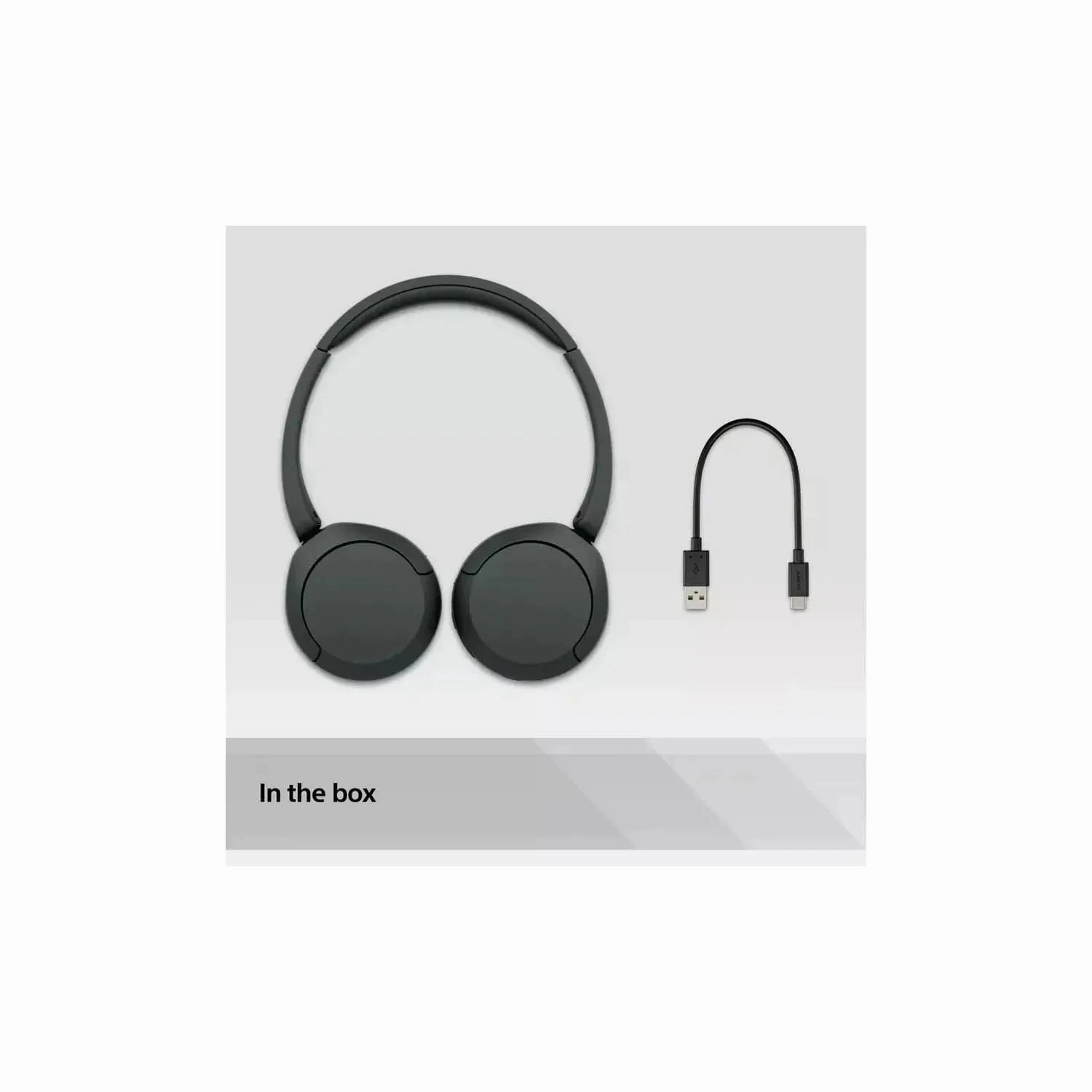 Sony WH-CH520 Wireless Bluetooth Headphones - up to 50 Hours Battery Life with Quick Charge, On-ear style - Black