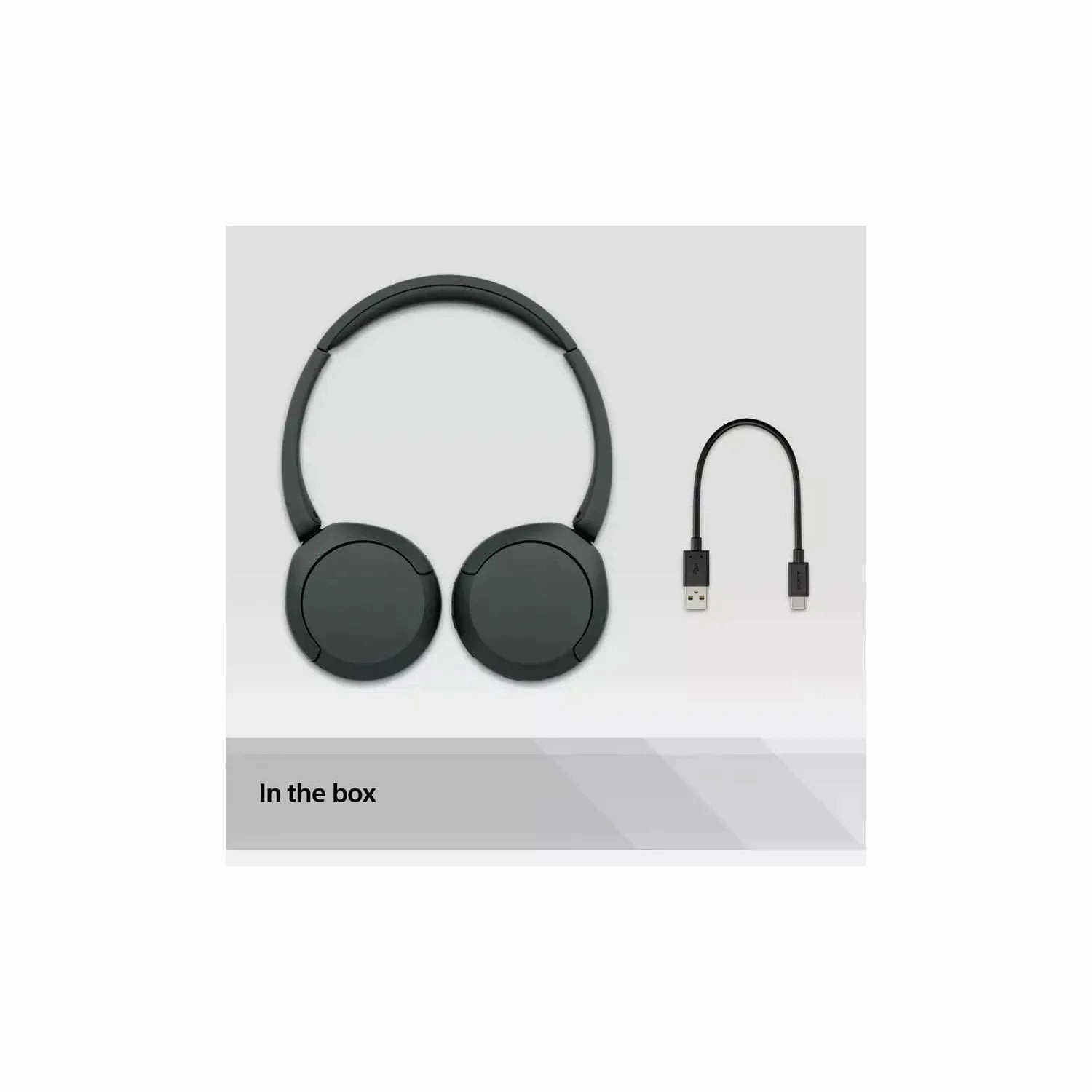 Sony WH-CH520 Wireless Bluetooth Headphones - up to 50 Hours Battery Life with Quick Charge, On-ear style - Black