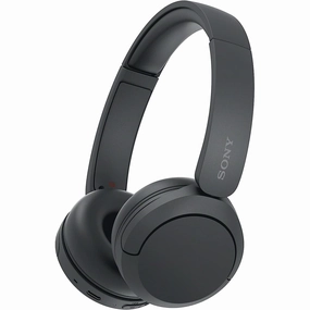 Sony WH-CH520 Wireless Bluetooth Headphones - up to 50 Hours Battery Life with Quick Charge, On-ear style - Black earbuds and headphones, true wireless earbuds, noise cancelling earbuds