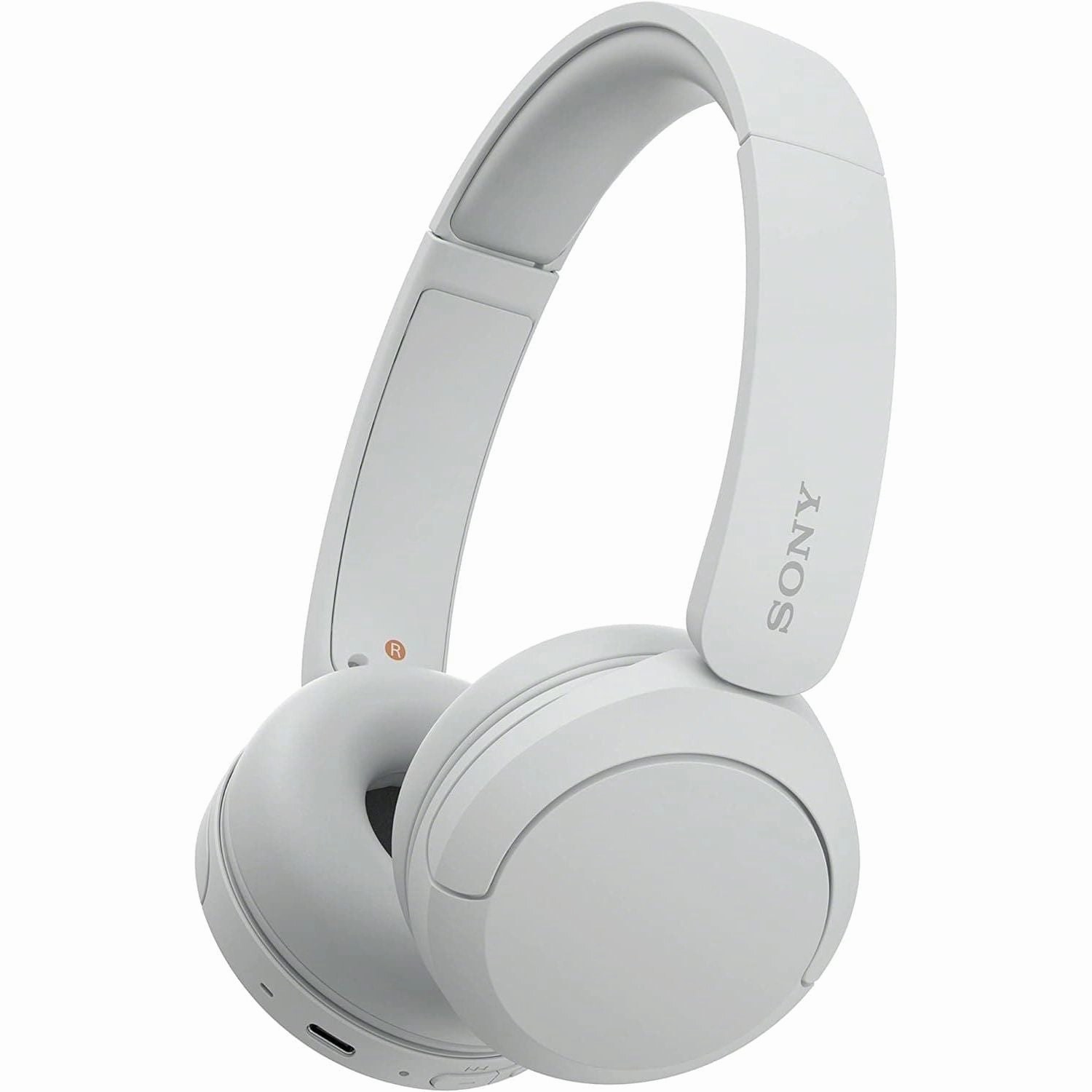 Sony WH-CH520 Wireless Bluetooth Headphones, On-Ear, 50-Hour Battery with Quick Charge - White earbuds and headphones, true wireless earbuds, noise cancelling earbuds