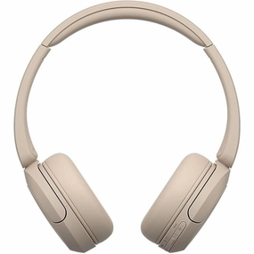 Sony WH-CH520 Wireless Bluetooth On-Ear Headphones - 50 Hours Battery, Quick Charge, Beige earbuds and headphones, true wireless earbuds, noise cancelling earbuds