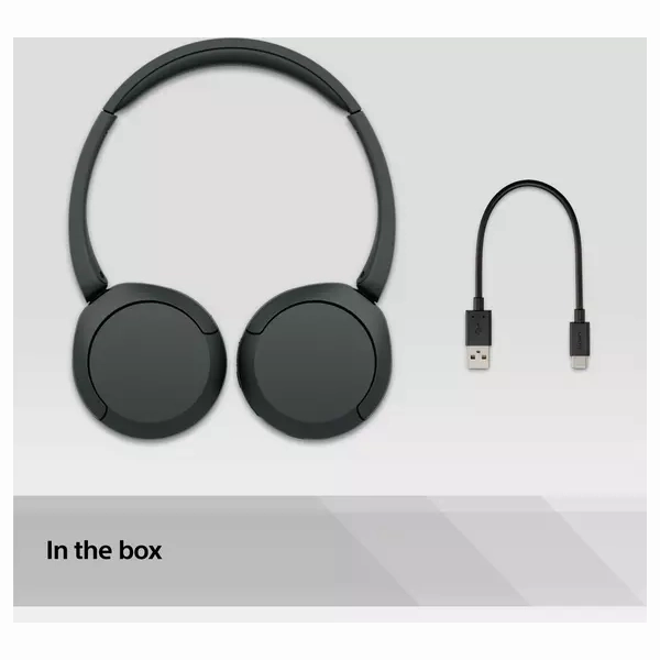 SONY WH-CH520B Wireless Bluetooth Headphones - Black