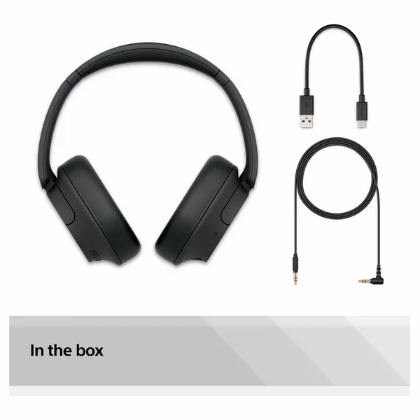 SONY WH-CH720N Wireless Bluetooth Noise-Cancelling Headphones - Black