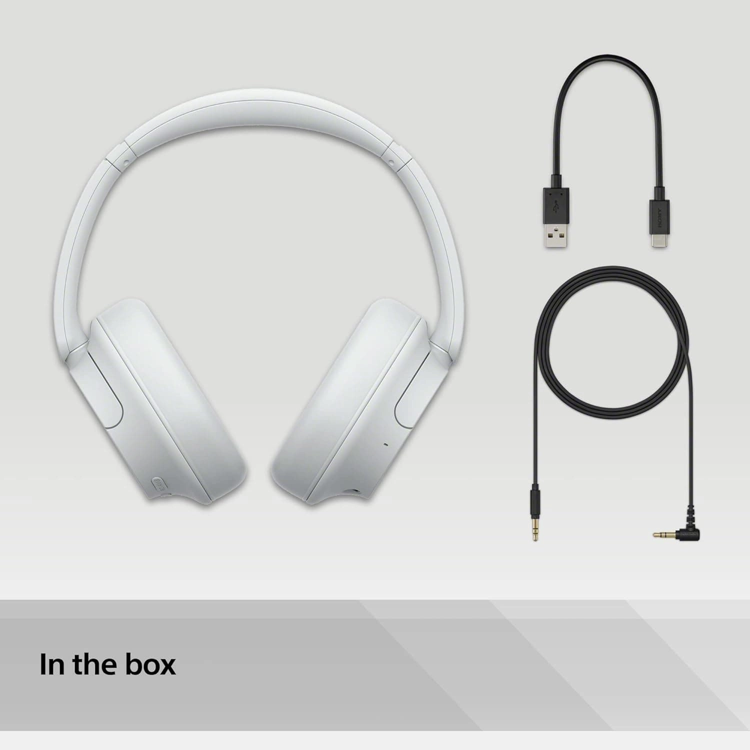 SONY WH-CH720N Wireless Bluetooth Noise-Cancelling Headphones - White