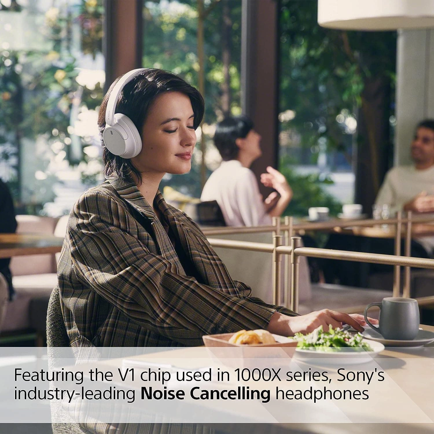 SONY WH-CH720N Wireless Bluetooth Noise-Cancelling Headphones - White