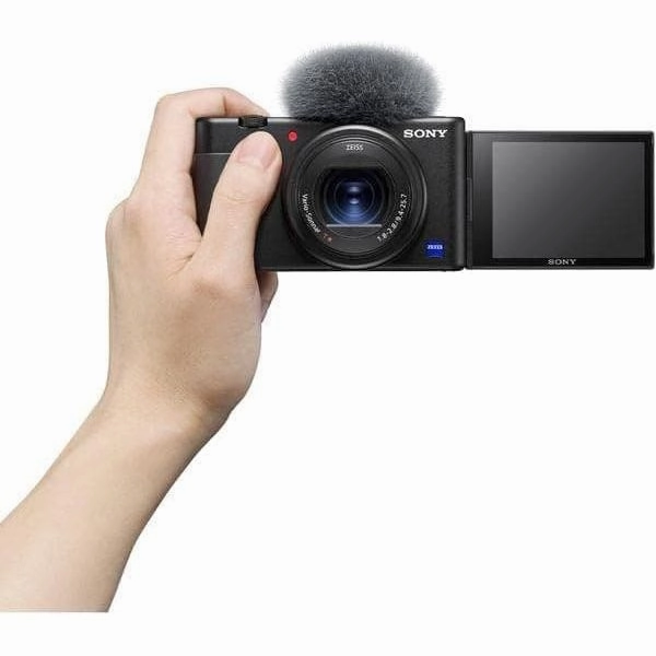 Sony ZV-1 Vlog Camera - 4K Video, Vari-Angle Screen, Black