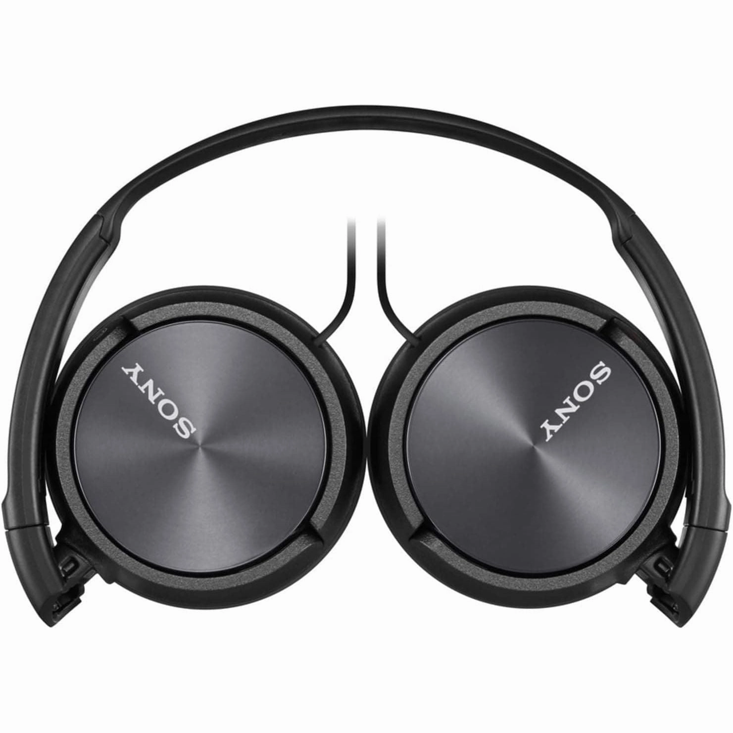 Sony ZX310AP On-Ear Headphones, Smartphone & MP3 Compatible - Metallic Black