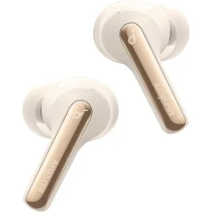 Soundcore by Anker P3i Hybrid Active Noise Cancelling Earbuds, Wireless Earbuds with 4 Mics, AI-Enhanced Calls, 10mm Drivers, Powerful Sound, App for Custom EQ, 36H Playtime - Oat White playstation 5, ps5 accessories, playstation games online