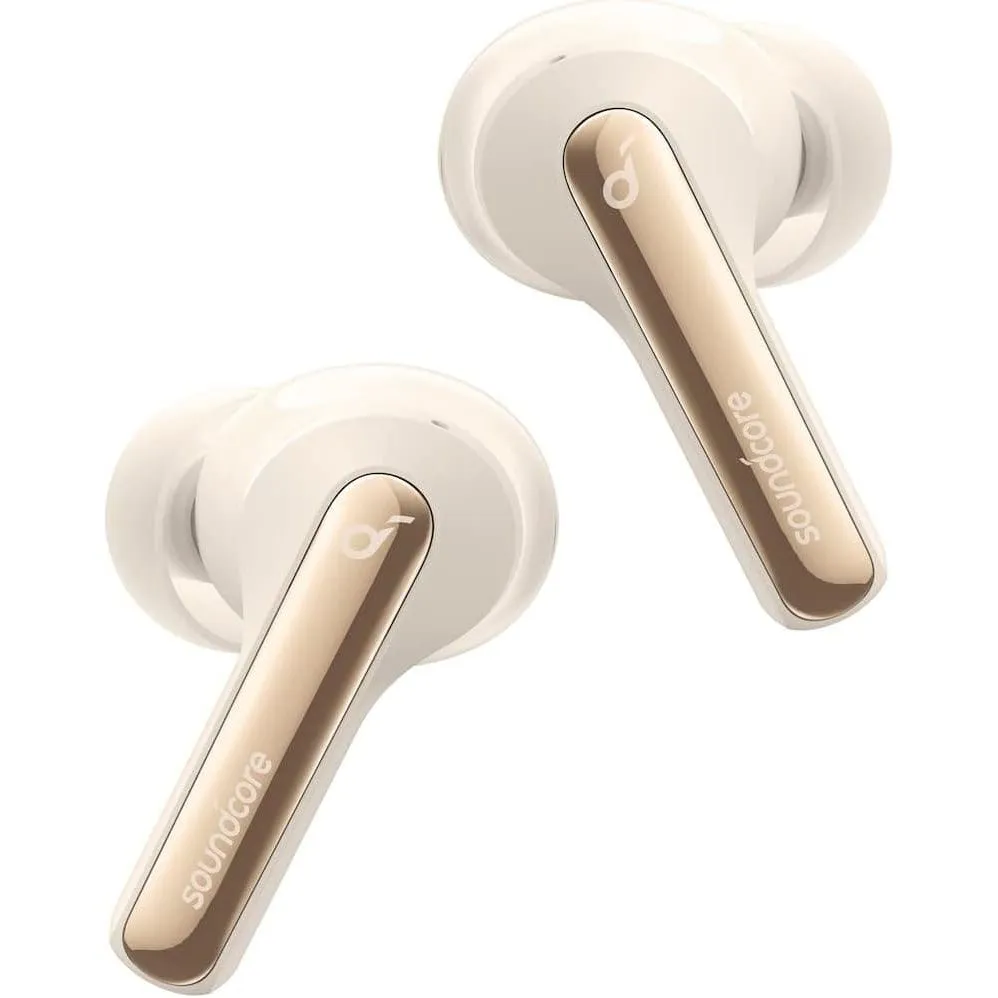 Soundcore by Anker P3i Hybrid Active Noise Cancelling Earbuds, Wireless Earbuds with 4 Mics, AI-Enhanced Calls, 10mm Drivers, Powerful Sound, App for Custom EQ, 36H Playtime - Oat White playstation 5, ps5 accessories, playstation games online