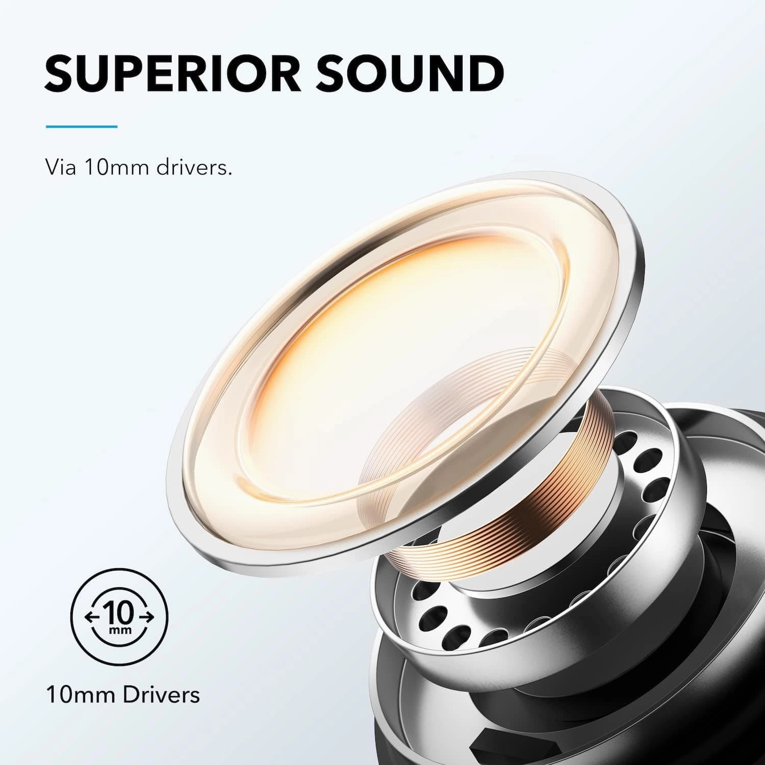 soundcore by Anker P3i Hybrid Active Noise Cancelling Earbuds, Wireless Earbuds with 4 Mics, AI-Enhanced Calls, 10mm Drivers, Powerful Sound, App for Custom EQ, 36H Playtime, Fast Charging