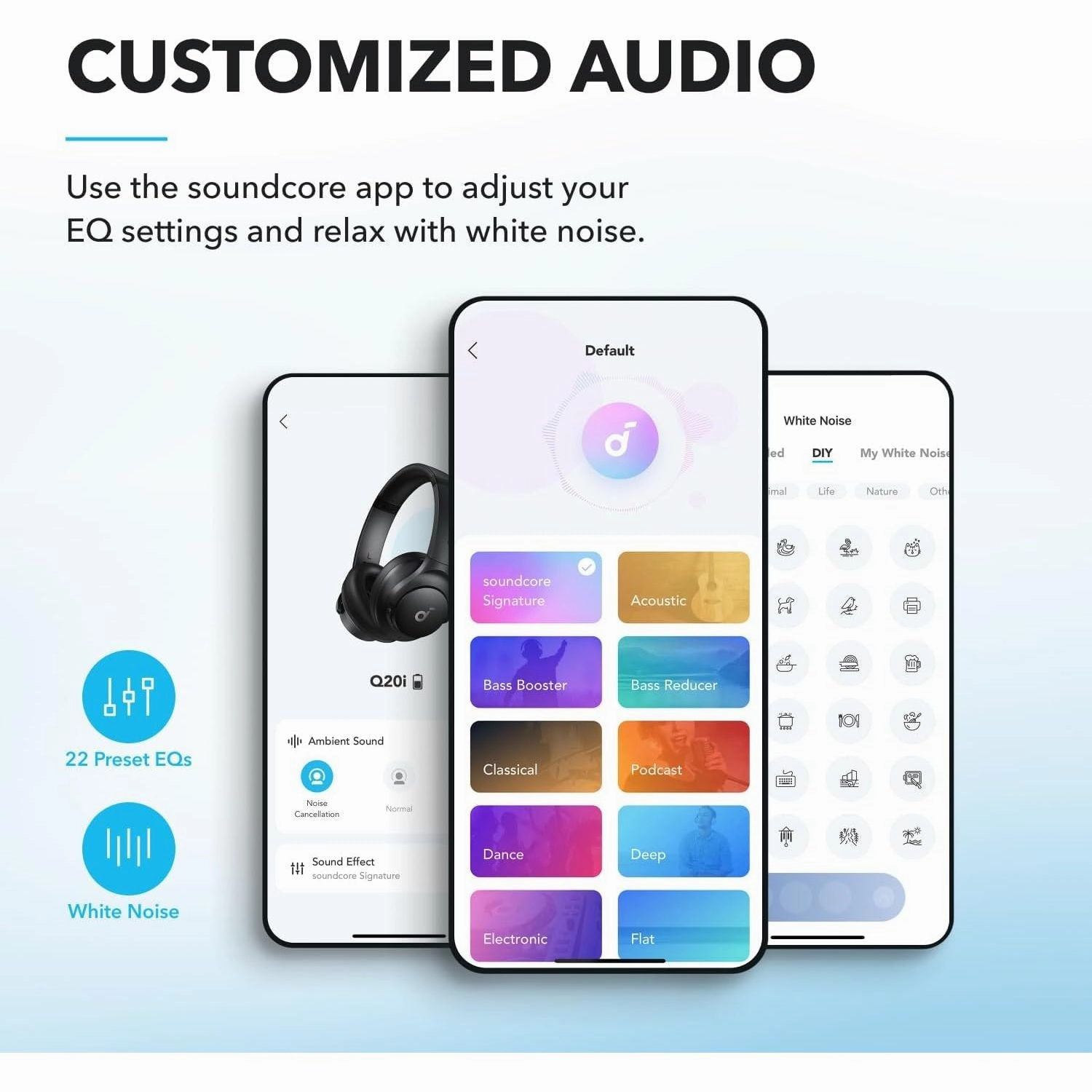 soundcore by Anker Q20i Hybrid Active Noise Cancelling Foldable Headphones