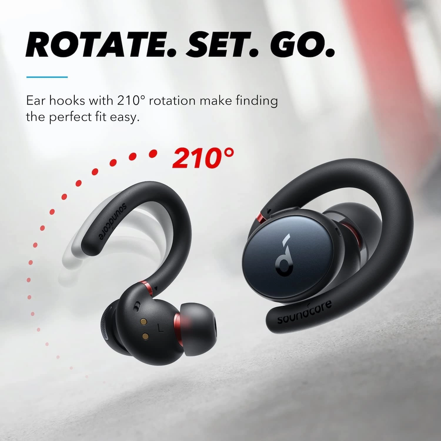 Soundcore by Anker, Sport X10 True Wireless Bluetooth 5.2 Workout Headphones, Deep Bass, 32H Play, Sport Earbuds