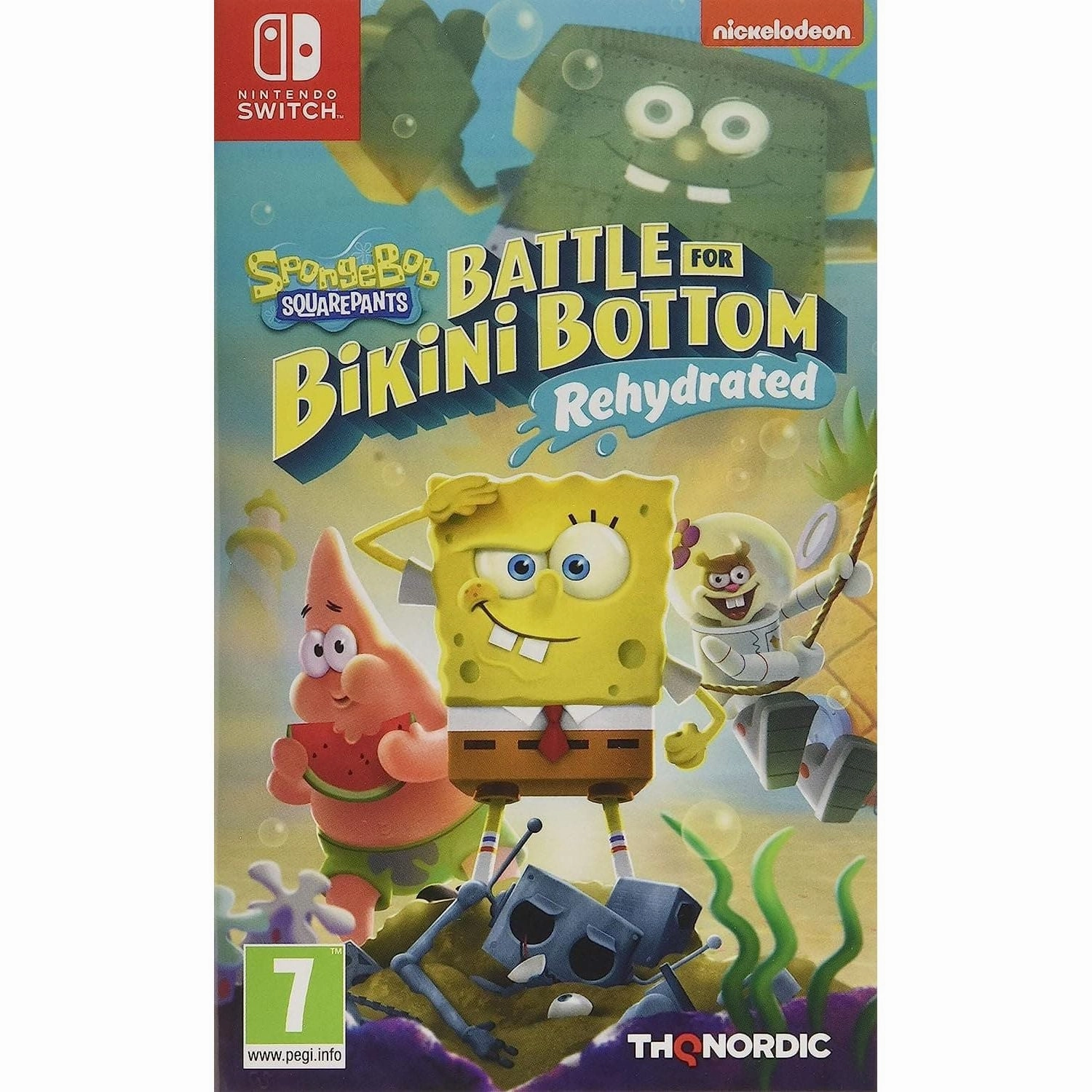 SpongeBob Squarepants: Battle For Bikini Bottom - Rehydrated - Nintendo Switch smartwatch accessories, apple watch bands, charging dock for smartwatch