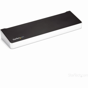 StarTech.com USB-C Dock - 4K Triple Monitor Laptop Docking Station with Dual DisplayPort & HDMI - 100W Power Delivery - USB-C, 4x USB-A Hub - USB 3.1 Gen 1 Type-C Dock - Windows & Mac desktop computers, gaming desktop pc, all in one desktop deals