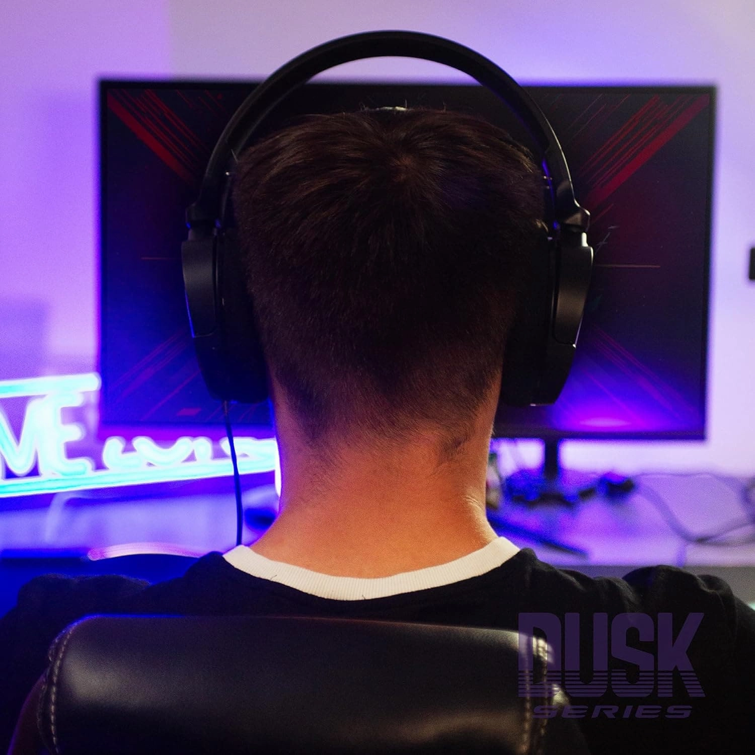 STEALTH ECLIPSE Over Ear Gaming Headset in Black Compatible with PS4, PS5, XBOX, Switch and PC - with Flexible Mic, 3.5mm Jack, 1.5m Cable, Lightweight, Comfortable and Durable