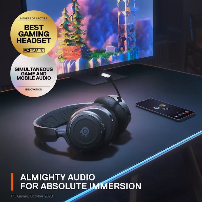 SteelSeries [61553] Arctis Nova 7 Wireless Gaming Headset